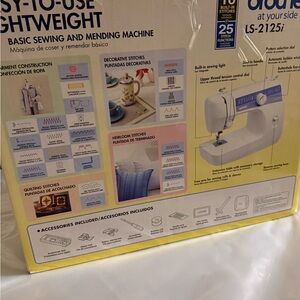 Brother LS-2125i White and Blue Sewing Machine